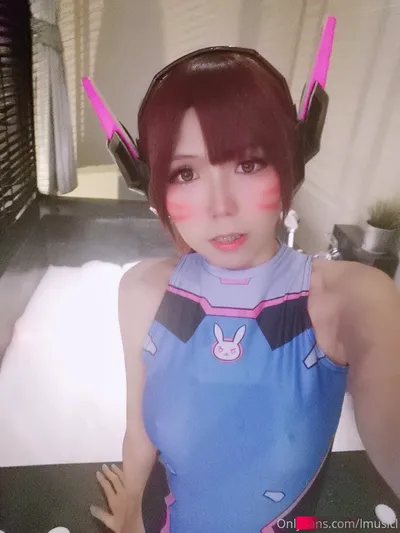 lMusicl - D.Va swimsuit nude cosplay leaked 7284