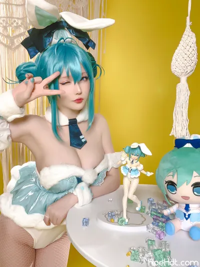 [Hoshilily] September 2023 Plan A - Hatsune Miku BiCute Bunnies (White Bunny Version) nude cosplay leaked 162148