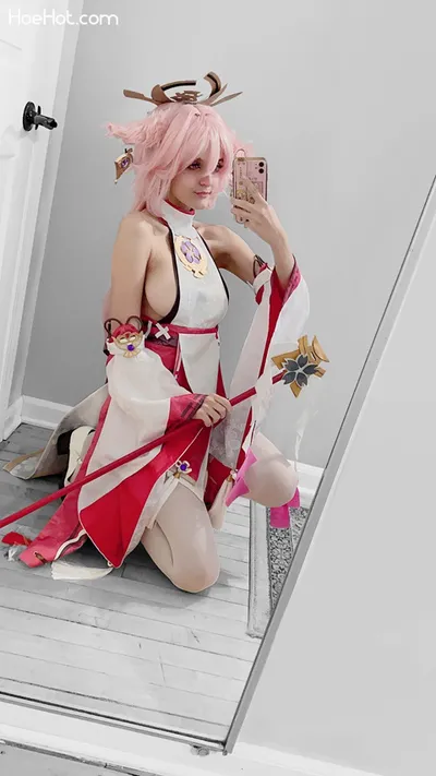 Otterother - Yae Miko nude cosplay leaked 36322