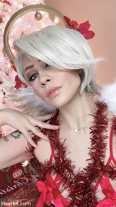 Felicia Vox - XMAS Mercy nude cosplay leaked 372304