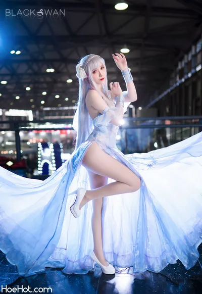 Sakiiii翎柒 Emilia Crystal Dress nude cosplay leaked 502359