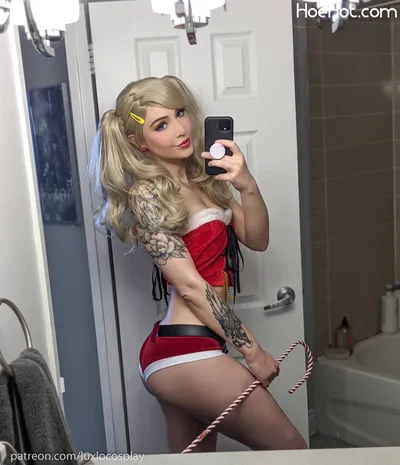 Luxlo - Ann Takamaki Christmas nude cosplay leaked 202783