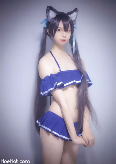 Blue Archive - Serika BIKINI COS nude cosplay leaked 378346