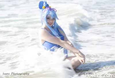 Realfrogg - Aqua nude cosplay leaked 322093