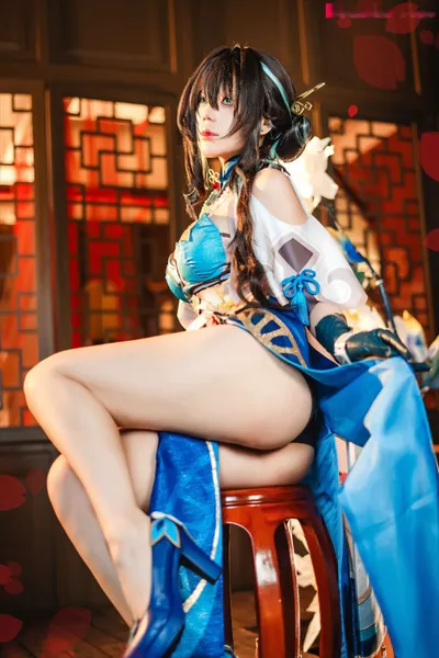 九言 - 阮梅honkai star railruan meif:glovesf:high heelsf:makeupf:painted nailsnon-nude nude cosplay leaked 2018