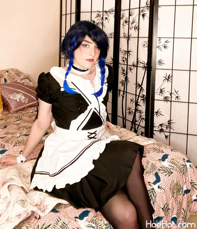 Xwhitewrenx - Venti maid nude cosplay leaked 235089