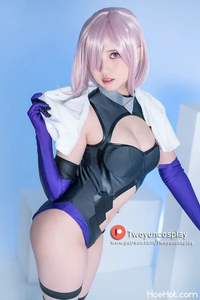 Twoyun - Mashu nude cosplay leaked 275323