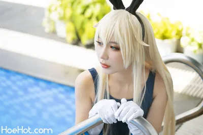 MingTao 明桃 - Shimakaze Swimsuit nude cosplay leaked 439474