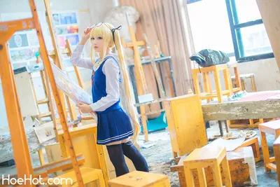 Aliga 矮乐多 - Eriri nude cosplay leaked 629012